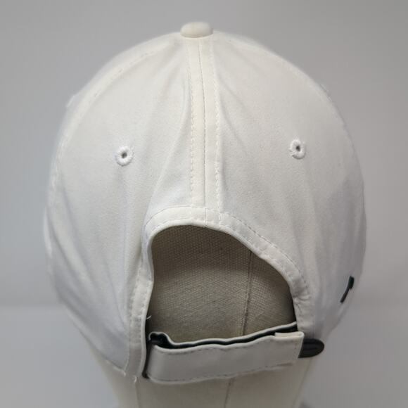 Tonal Strapback Hat White One Size Embroidered Nike Swoosh Dri-Fit - Picture 6 of 10